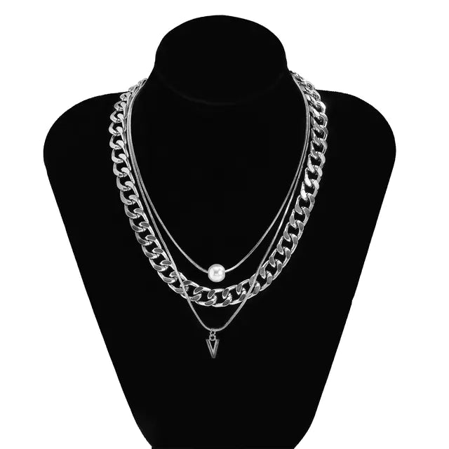 Trending driedelige ketting™ - Geef stijl aan je outfit