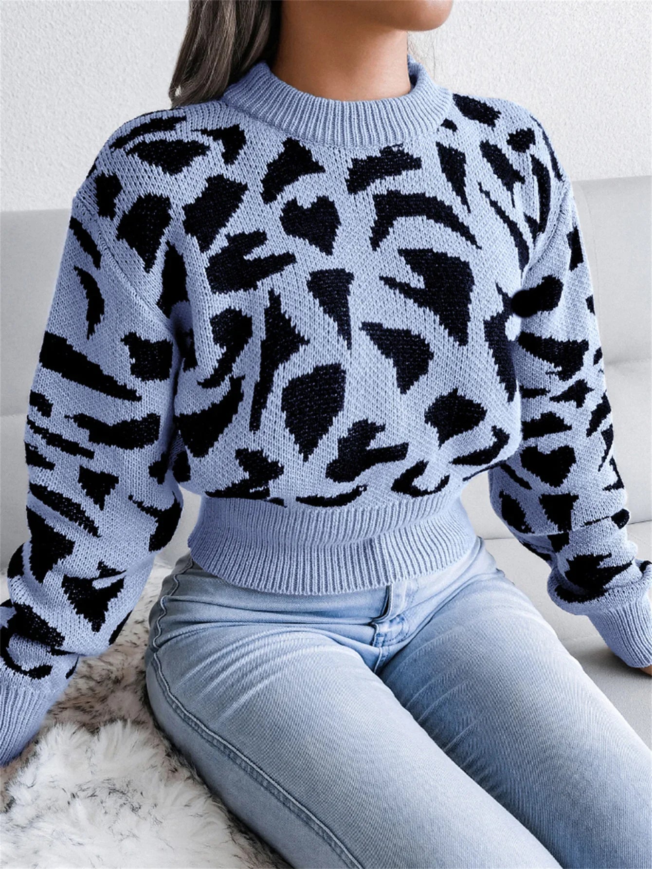 Lucella™ | panterprint sweater