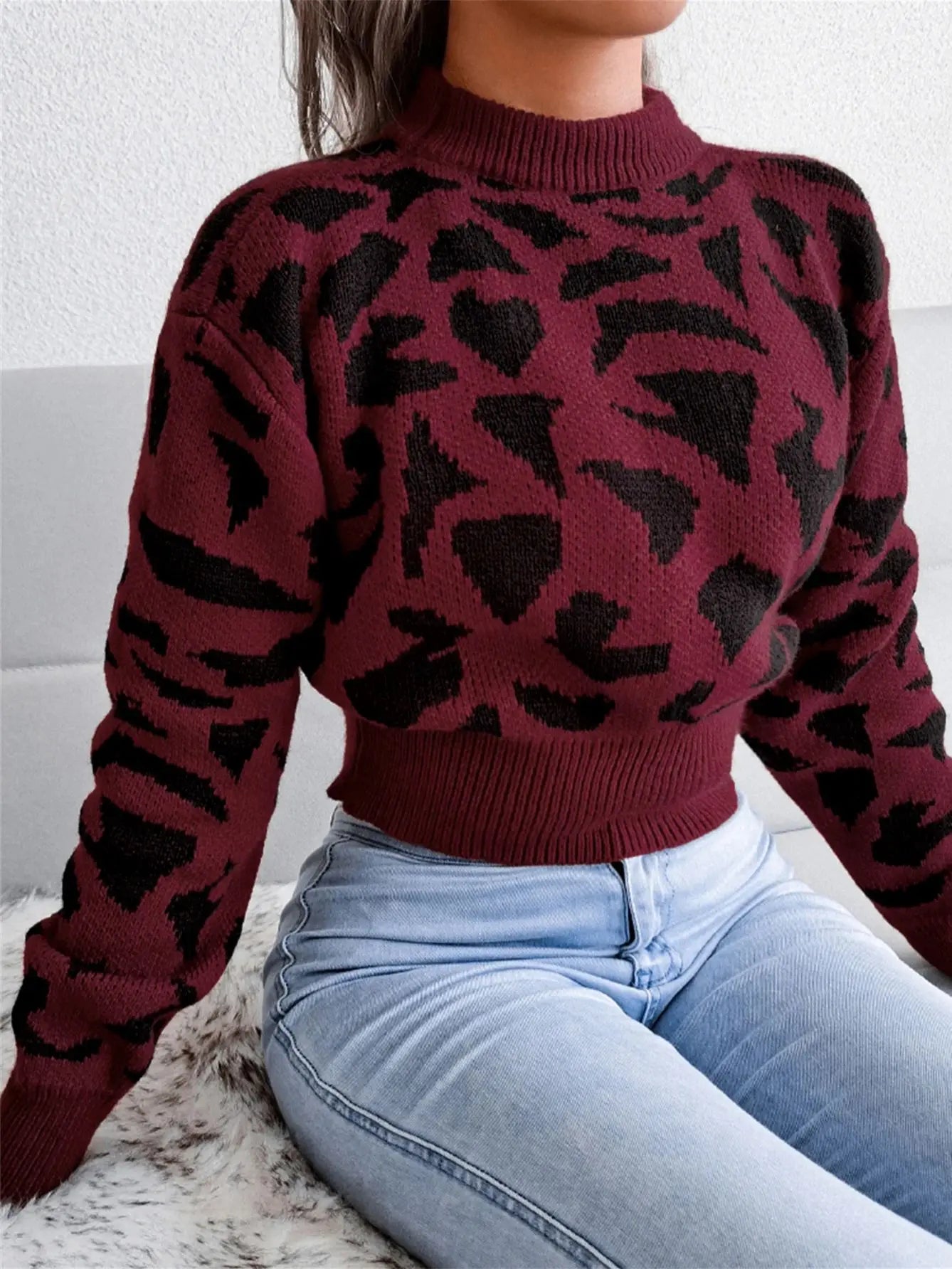 Lucella™ | panterprint sweater